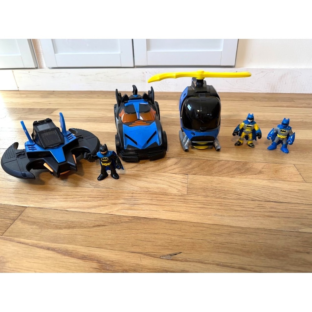 Batcopter Claw Helicopter Fisher Price Imaginext DC Super Friends Batman